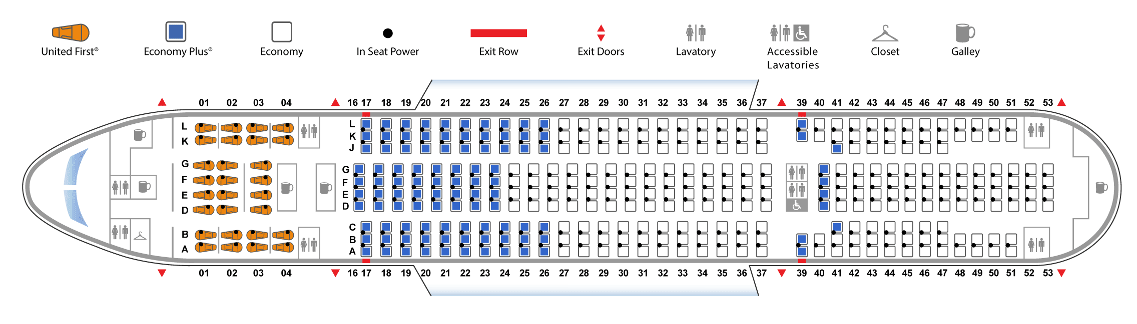 American Airlines Boeing 777 200 Seating Plan | Elcho Table